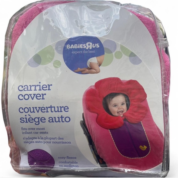 BabiesRUs Other - BabiesRUs Pink Infant Car Seat Carrier Cover